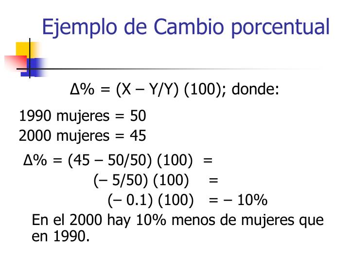 Cambio porcentual Excel 2 Cambio porcentual Excel