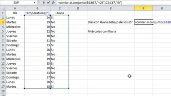 Función Excel CONTAR2