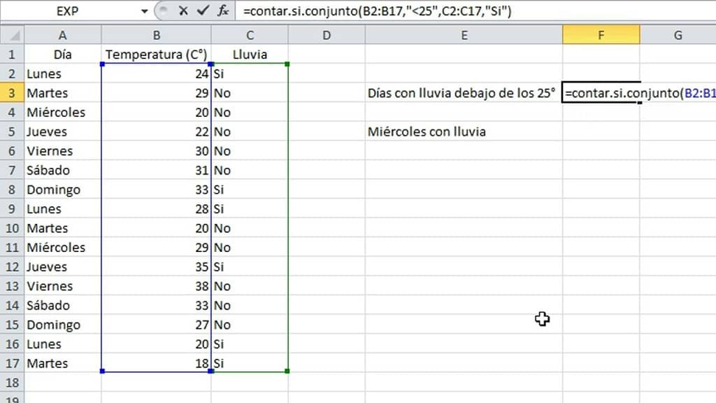 Función Excel CONTAR2 11 Función Excel CONTAR2