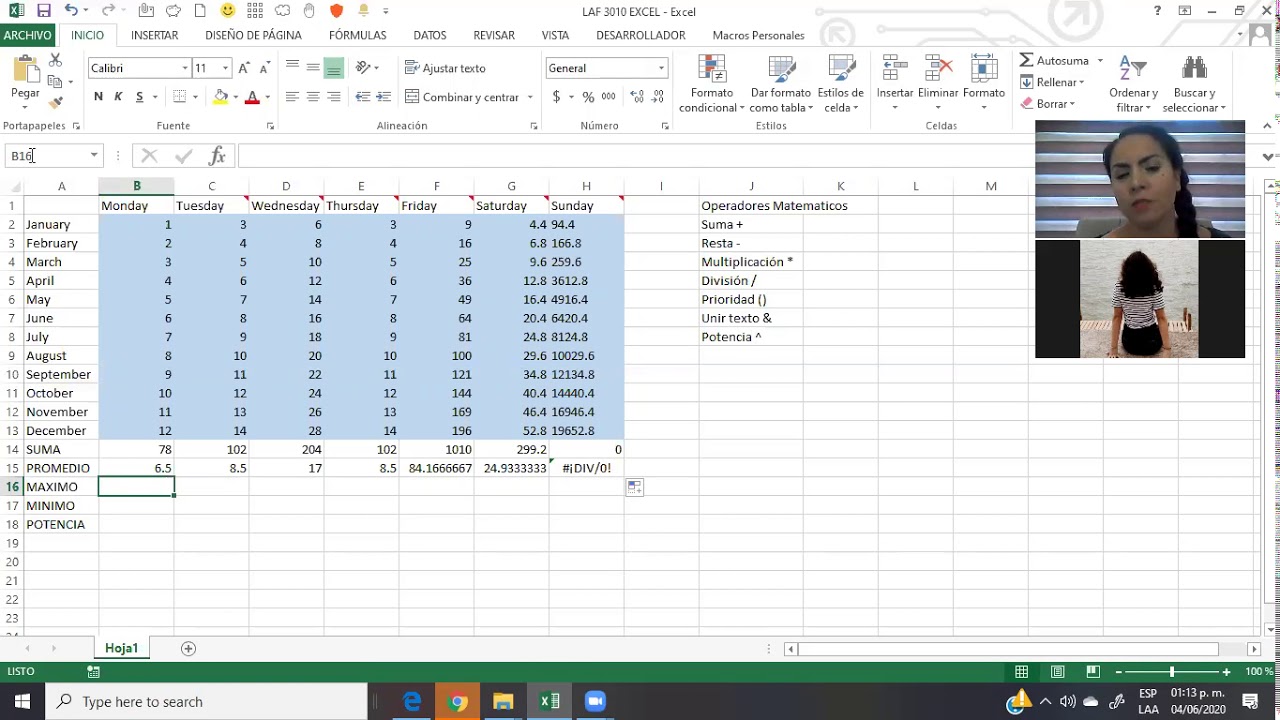 Función FACULTAD de Excel 1 Función FACULTAD de Excel