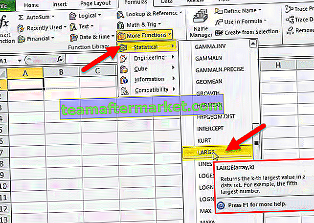 Función Excel GRANDE2 1 Función Excel GRANDE2